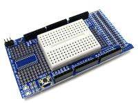 MEGA ProtoShield พร้อม Mini Breadboard