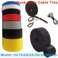 ▣▽❉ 5M/Roll Reusable Fastening Tape Cable Ties Roll Double Side Hook Roll Hook and Loop Adhesive Fastener Straps For Wire Organizer