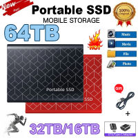 Original แบบพกพา SSD ฮาร์ดไดรฟ์ภายนอก1TB 2TB ความเร็วสูง Solid State Hard Disk Type-C USB 3.0อินเทอร์เฟซสำหรับแล็ปท็อปเดสก์ท็อป