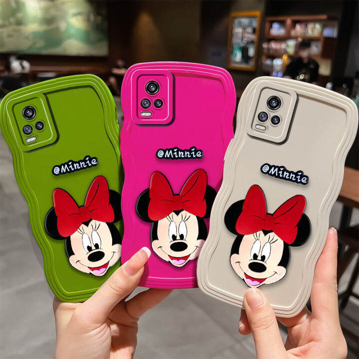 เคสสำหรับ-vivo-โทรศัพท์-jiefie-น่ารัก-minnie-v20โปร-v23e-s1โปร-s1-v9-v11i-v15-v23-v23โปร-v25โปรคลื่นขอบนุ่มปกป้องกล้อง-tpu-เคส-iphone