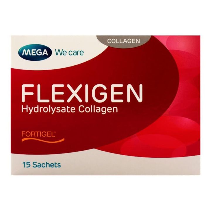 mega-we-care-flexigen-15x10-g-คอลลาเจนชงดื่ม-1-กล่อง-บรรจุ-15-ซอง