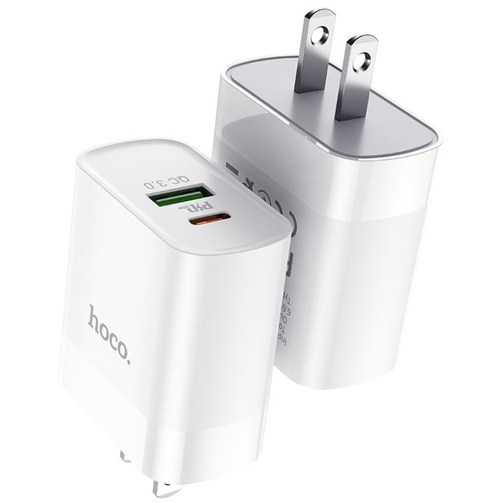 hoco-หัวชาร์จ-fast-charger-20w-ไอโฟนของแท้-pd-หัวชาร์จเร็ว-usb-t-ype-c-หัวชาร์จ-อแดปเตอร์ไอโฟน-สายชาร์จ-อแดปเตอร์ชาร์จ-for-iphone-12-samsung-huawei-oppo