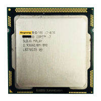 I7หลัก870 I7-870 2.9 GHz ใช้ Quad-Core เครื่องประมวลผลซีพียู8M 95W LGA 1156