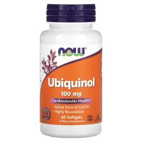 NOW Foods, Ubiquinol, 100 mg, 60 Softgels