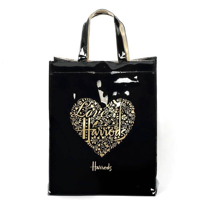 british-fashion-pvc-environmental-protection-shopping-bag-letter-love-large-capacity-waterproof-tote-bag-shoulder-bag-ladies-bag-may