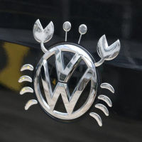 รูปลอกติดรถรูปปู3D สติกเกอร์สำหรับ Volkswagen สัญลักษณ์ร่างกาย VW