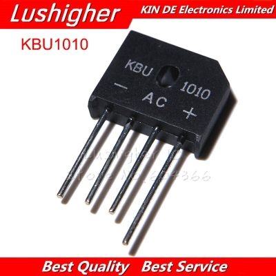 10PCS KBU1010 KBU-1010 KBU 1010 10A 1000V Diode Bridge Rectifier New Original IC WATTY Electronics