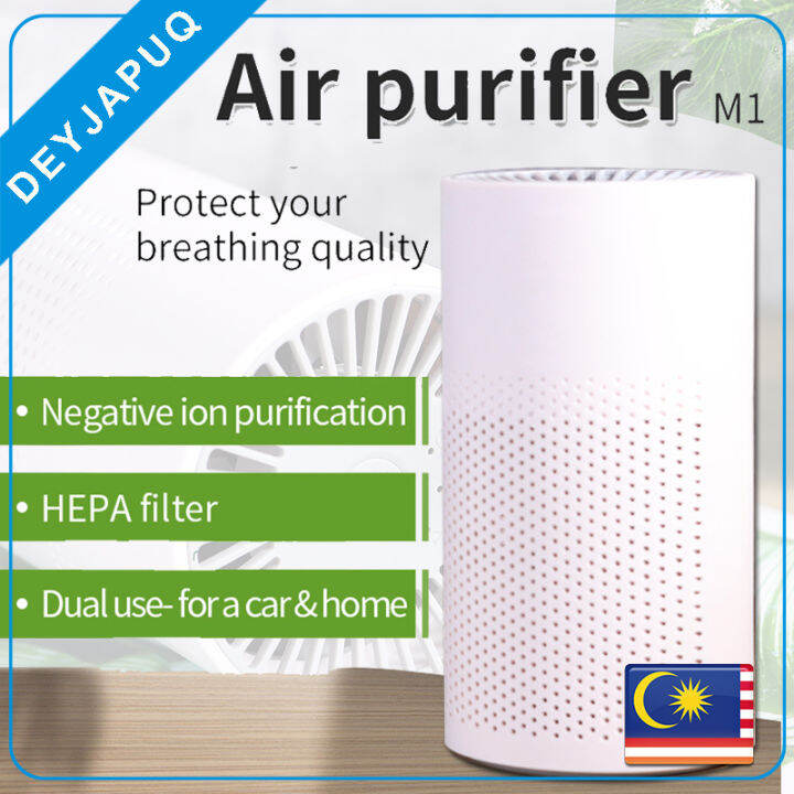 Deyjapuq M1 Car Air Purifier Smoker Remove airpurifier Portable Air
