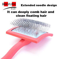 Grooming Long Pin Slicker Brush Dog Brush Dematting Comb Knots And Matts Shedding Hair Remover Storegroomer