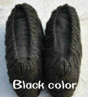 High Knitted Chunky Cable Cuff Fleece Welly Socks, M L size Socks For Tall Original Rain Boots