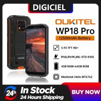 OUKITEL WP18 Pro สมาร์ทโฟนที่แข็งแรง12500MAh] (2023) 5.93 "โทรศัพท์มีสายแอนดรอยด์12, 4GB + 64GB/1TB,กล้อง13MP,โทรศัพท์มือถือกันน้ำ IP68ปลดล็อก T-เคสโทรศัพท์ลายอิตาลีโทรศัพท์4G สองซิม,OTG/NFC/GPS