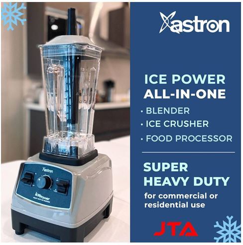 Astron Ice Power Heavy Duty Ice-Crushing Blender (1500W) (2L