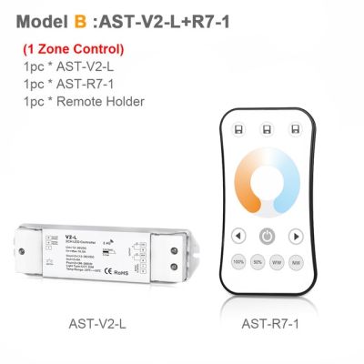 【Worth-Buy】 Ww ตัวควบคุมไฟ Led ไวไฟอัจฉริยะ Rf ไร้สาย2.4G รีโมทคอนโทรล12V 24V 36V หรี่ไฟ Led 2ch Cct สำหรับแถบไฟ Led สีเดียว