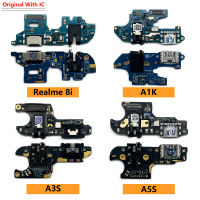 202220ชิ้นต้นฉบับ USB D Ock C Harger ชาร์จพอร์ตเชื่อมต่อ F LEX สายเคเบิ้ลสำหรับ A1k A3S A5S Realme 8i Centro De Carga เปลี่ยน