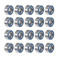 40PCS MR105-2RS 5X10X4mm Ball Bearing Steel Double-Shielded Miniature Ball Bearings,Blue