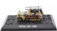 【Stylish】 เทียม1/72ของเล่นแบบจำลองย่อขนาด Sd Kfz.250D - 1942 Armoured Command ดายคาสยานพาหนะของเล่นเก็บสะสมหุ่นโลหะ