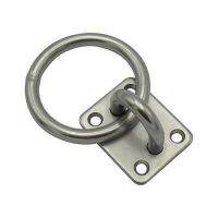 Stainless Steel Marine Eye Plate Eye Hook With Round Ring Lashing Tie Down Boat Yacht Boat Marine Hardware 6mm