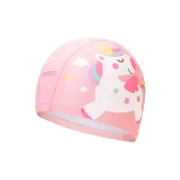 【CW】 Cartoon Children Cap Kids Ear Protection Swim Hat Elastic Bathing Hats Pool Caps BoysTH