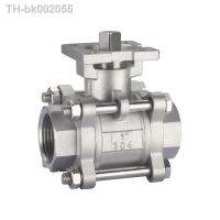 ✒♟✽ 1 SS304 Stainless Steel High Platform Three Piece Ball Valve Female Thread