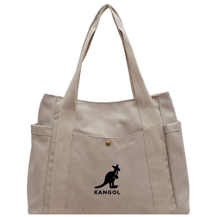 genuine-kangaroo-mens-and-womens-hand-held-shoulder-messenger-bag-canvas-tote-bag-korean-style-travel-shopping-storage-backpack-trendy