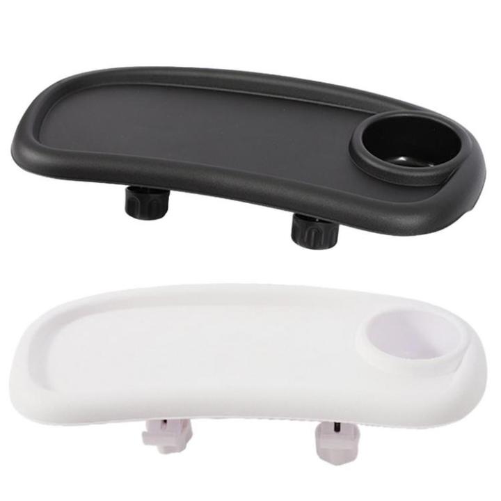 Universal stroller clearance tray attachment