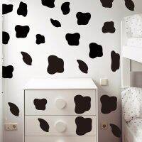 [HOT IOSWKLXWIOGH 626] 50Pcs Cow Spot Polka Dot สติ๊กเกอร์ติดผนังห้องนอนตู้เย็นน่ารักพิมพ์ Spot Dot Wall Decal ตู้เย็น Kids Room T200915