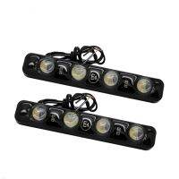 LED Universal High Power Car 4 LED Daytime Running Light DRL Fog Warning Decorative Lamp High Power 100 Waterproof