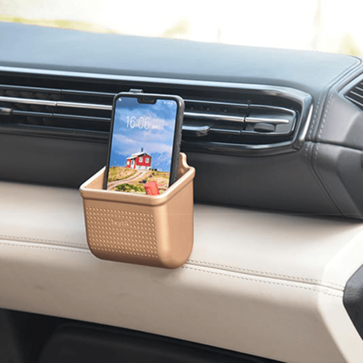 car-dashboard-phone-holder-air-vent-outlet-storage-pocket-basket-for-tesla-model-x-s-auto-hanging-organizer-bag-accessories