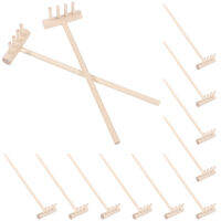 Teniron 12pcs Mini Zen Garden Rake Tabletop Garden Sandbox เครื่องมือการตกแต่งเดสก์ท็อป