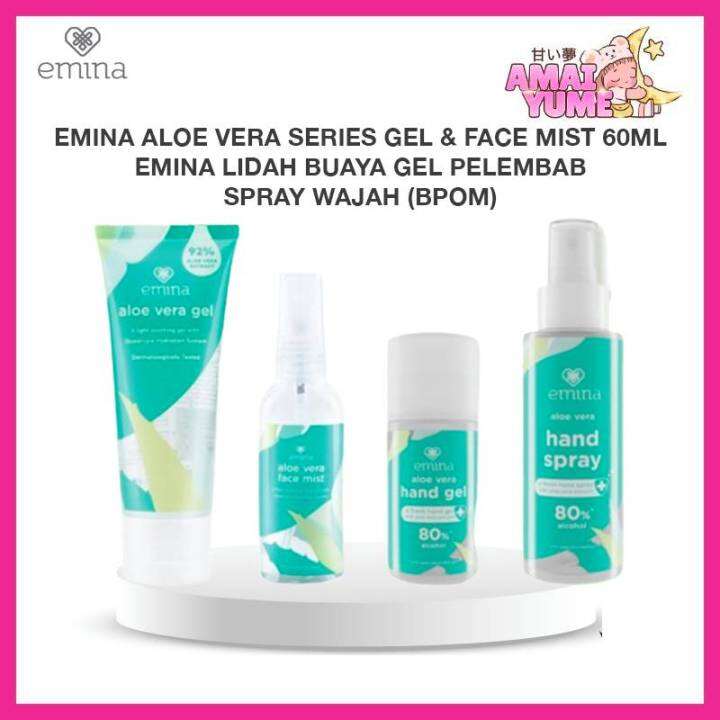 EMINA Aloe Vera Series Gel & Face Mist 60mL emina lidah buaya gel