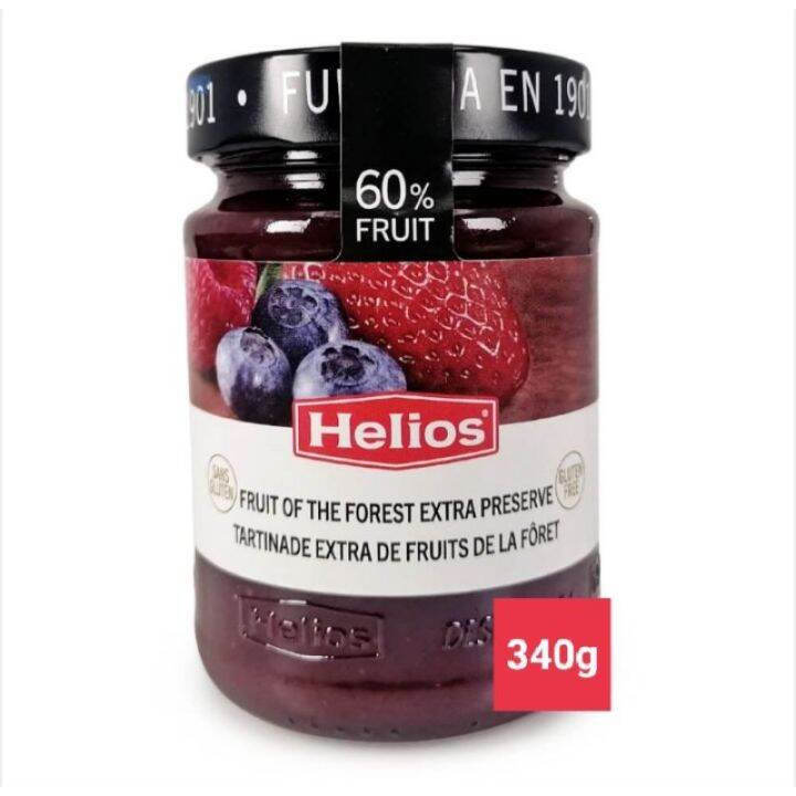 Helios Extra Fruits of the Forest Preserve Jam Gluten Free 340g | Lazada PH