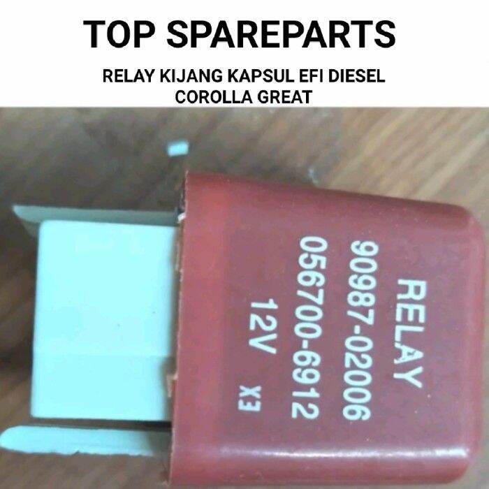 Relay Lampu Toyota Kijang Capsul Efi Diesel Great Corolla Lazada