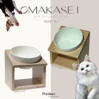 ใหม่!! ชามอาหารแมว  ชามข้าวแมว แบบยกสูง ชามเอียง size S+ ??????? ???? ?????  #1sʟᴏᴛ pet bowl-dog-cat ชามอาหารสัตว์