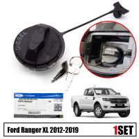 ฝาปิดน้ำมัน+กุญแจ รุ่นดีเซล ของแท้ เบิกศูนย์ สีดำ สำหรับ ฟอร์ด Ford Ranger XL ปี 2012-2019