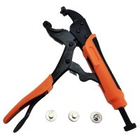 Snap Fastener Kit Adjustable Pliers for Snap Buttons,Snap Fastener Tool Kit with Snap Button Set for Boat Covers,CanvasA