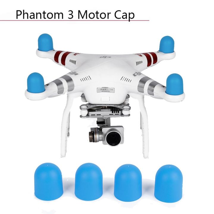 ฝาฝาครอบป้องกัน-motor-drone-กันฝุ่นสำหรับ-dji-phantom-2-pro-4a-3a-3p-3s-se-4-4ชิ้นอุปกรณ์เสริมเคสซิลิโคน