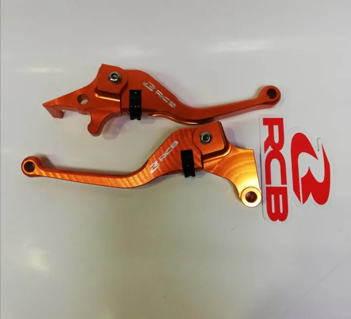 RCB ALLOY LEVER SET S1 HONDA RS150 COLOUR ORANGE Lazada