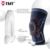 ✙❡๑ TMT 2 Pcs 3D Knee Support Pads for Sport Arthritis Gym Equipment Volleyball Work Fitness Cycling Patella Guard Brace Protector