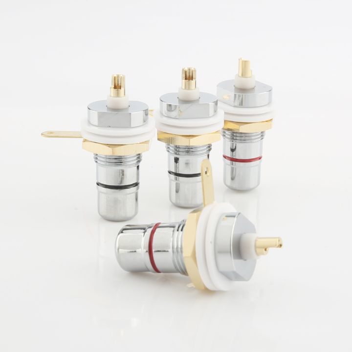 hifi-audio-4pcs-8pcs-rhodium-gold-plated-rca-socket-phono-chassis-female-hifi-amp