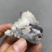 100 Natural Green Stepped Fluorite Cluster ตัวอย่างแร่อัญมณีระดับหินและคริสตัล