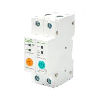 【LZ】▧❅  16/25/32/40/50/63a wifi interruptor de trilho inteligente 1p din ewelink controle app controle de voz para automação residencial