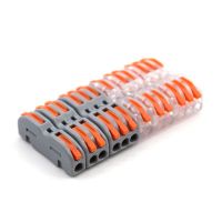 Wire Connector 222-412 2 Pin Splicing Terminal Blocks Led Strip Lighting Electric Quick Connectors Mini Conductor Rail Conector