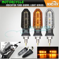 8mm Mini Motorcycle LED Turn Signal Lights Moto Amber Flasher 12V Indicator Lamp Accessory Part For Honda Suzuki Kawasaki Yamaha