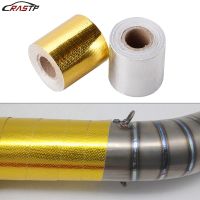 RASTP-New 2 /5M Thermal exhaust Tape Air Intake Heat Insulation Wrap Tape Exhaust Heat Wrap Roll Heat Shield Tape RS-CR1016 Adhesives Tape