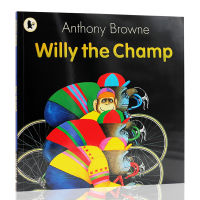 Willy the champ Anthony Browne famous works childrens English Enlightenment picture story books paperback opened