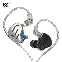 ~ KZ ZAX 7BA+1DD Headset 16 Units HIFI Bass In Ear Monitor Hybrid technology Earphones Noise Cancelling Earbuds Sport Headphones