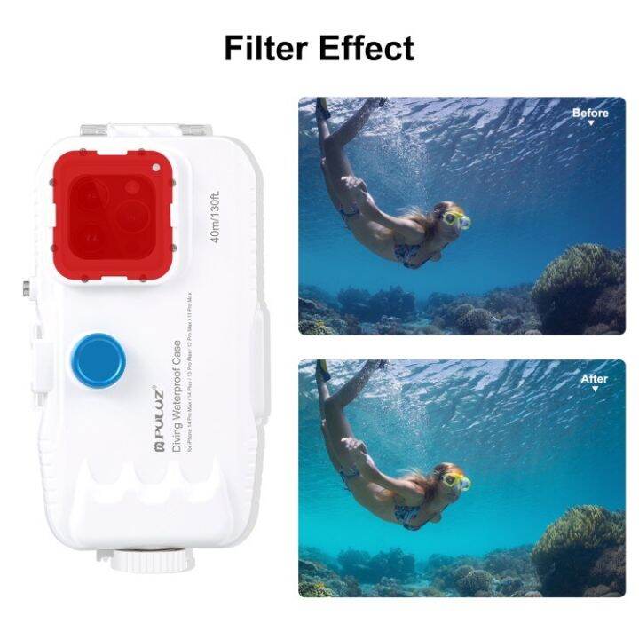 puluz-40m-130ft-phone-14-13-12-11-waterproof-diving-housing-photo-video-taking-underwater-cover-case-for-phone-14-13-12-11-pro-max-14-13-12-11-pro