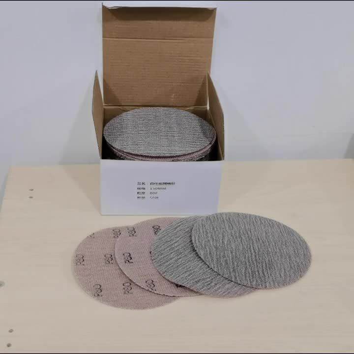 Mesh asli MIRKA Sandpaper 6 "150mm tahan debu Antimelekat kasar kasar dan halus nilon mempunyai