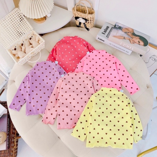 Áo giữ nhiệt cổ cao 3 phân cho bé chất cotton len mềm mịn co giãn in hình - ảnh sản phẩm 1