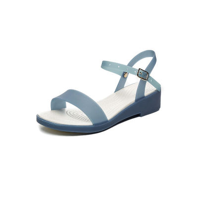 TOP☆Cross sandals one strap Croc Women sandal/ Jelly Women Beasho shoes Girl Slipper slides